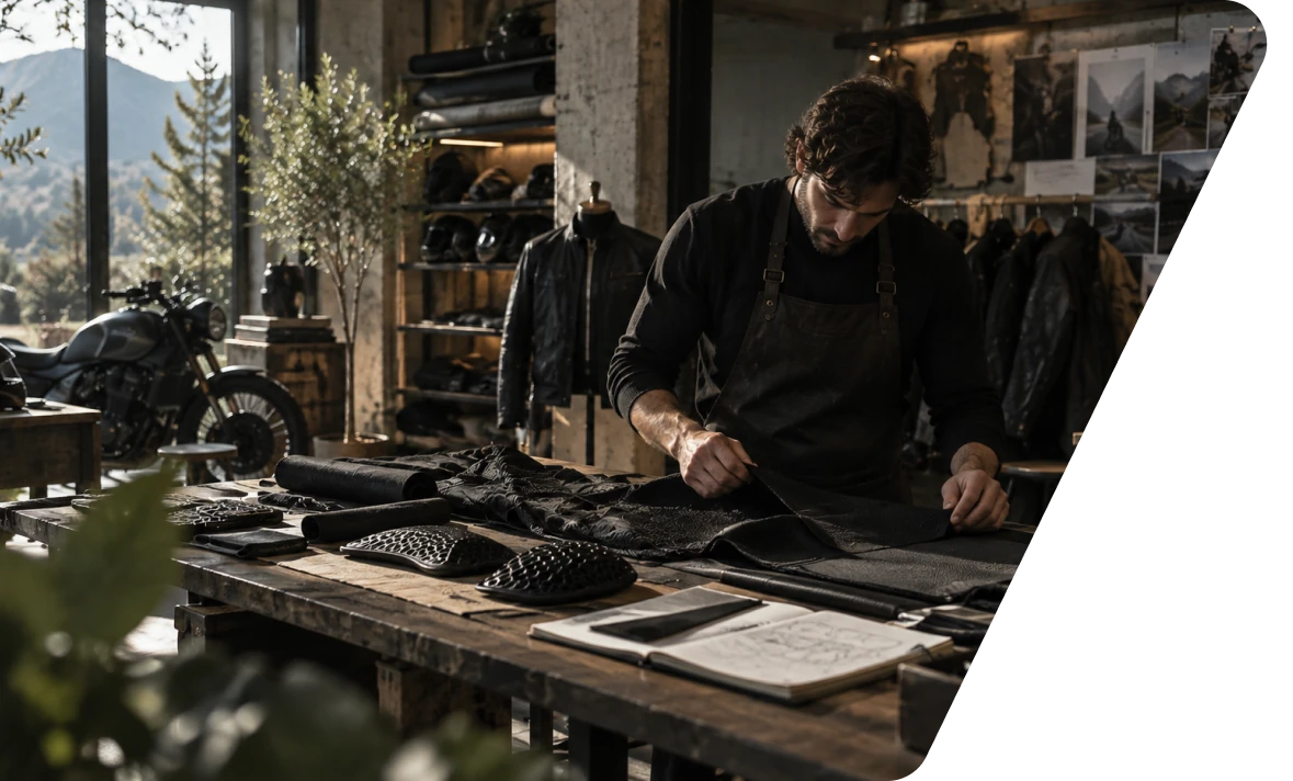 Sustainable and ethically sourced motorcycle gear